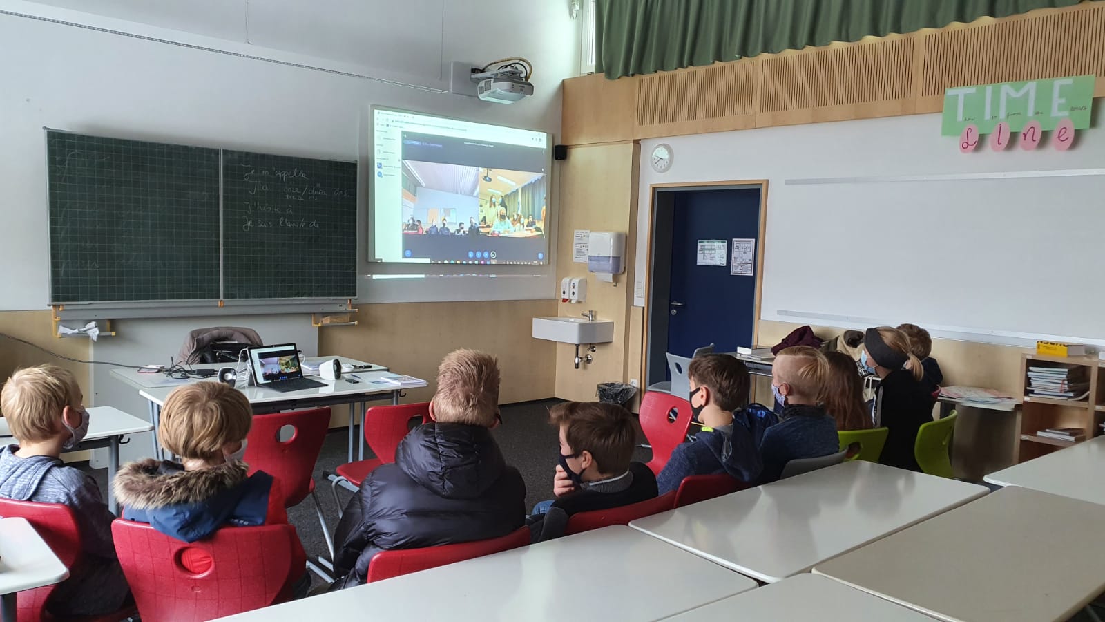 Video Konferenz Mit Schule In Frankreich Schloss Schule Kirchberg